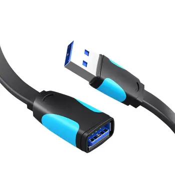 1.5/1/0.5 Удлинительный кабель m USB 3.0 для мужчин и женщин, Высокоскоростной шнур синхронизации данных, Компьютерные кабели и разъемы