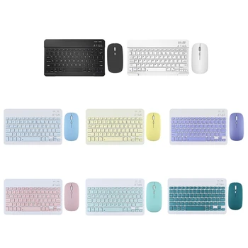 10-дюймовый Bluetooth-совместимый набор клавиатуры и мыши для планшетных телефонов и компьютера