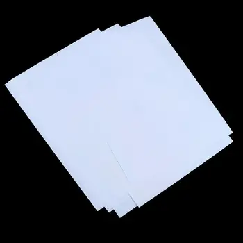 10 шт. Прозрачная бумага для виниловых наклеек для печати A4, водонепроницаемая самоклеящаяся копировальная бумага для DIY наклеек для всех струйных принтеров