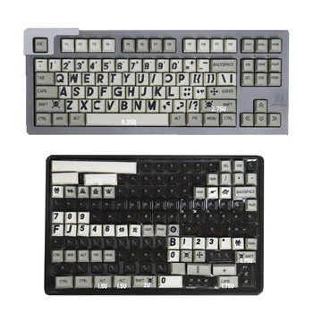 142 Клавиши с программируемыми клавишными колпачками в стиле Ретро для механической клавиатуры CherryProfile Keycap E65C