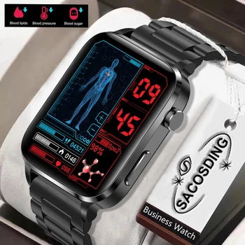 2023 Новый термометр Смарт-часы Мужские Sangao Лазерное лечение Здоровья Сердечный ритм Кровяное Давление Спортивные умные часы Мониторинг сна