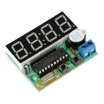 4-разрядные цифровые часы, набор для практики пайки своими руками, отличный школьный научный проект, практические навыки пайки, цифровые часы со светодиодным дисплеем