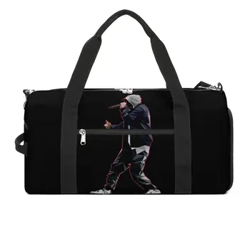 EMINEM Drake Rap God Music Gym Bag Hip Pop Slim Shady Cool Спортивные сумки для плавания На заказ Винтажная сумка для фитнеса Уличные сумки
