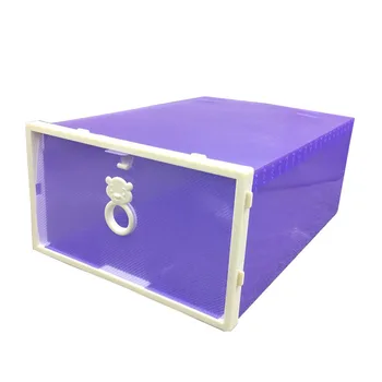 Jul4212 Раздвижная Дверь Пластиковая Утолщенная Прозрачная Коробка для Обуви Комбинированный Ящик Для хранения Принадлежностей