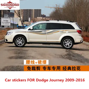 Автомобильные наклейки для Dodge Journey 2009-2016, декоративные наклейки на талию, внешний вид, персонализированные наклейки на заказ