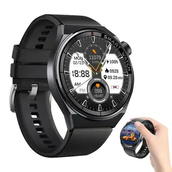 Беспроводные смарт-часы Smartwatch с большим экраном 1,45 дюйма, фитнес-браслет с длительным режимом ожидания, мониторинг здоровья, беспроводной вызов, музыкальный плеер