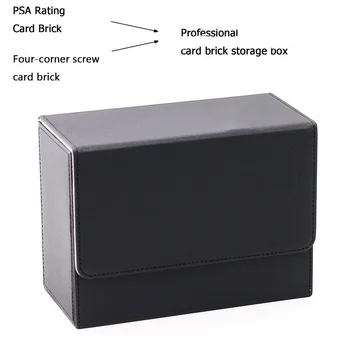 Высококачественные четырехугольные Винты PSA Рейтинговая карта Кирпичный Ящик Для Хранения Карточек, Футляр для карточек, Коробка для торговых карточек MTG/TCG/PTCG/PKM