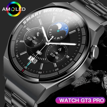 Для Huawei Watch GT3 Pro AMOLED Смарт-Часы Мужские с Пользовательским Набором Номера Для Ответа На Вызов Спортивный Фитнес-Трекер Мужские Водонепроницаемые Смарт-Часы 2023 НОВЫЕ