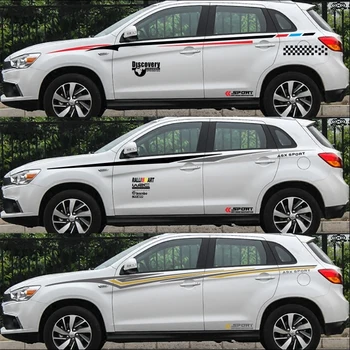 Для Mitsubishi ASX 2012-2019 автомобильная наклейка персонализированная наклейка на линию талии ASX модифицированная полная автомобильная наклейка