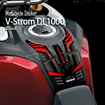 Для Suzuki VStrom V-Strom DL 1000 XT DL1000 3D Топливный бак Мотоцикла Накладка Наклейки Протектор 3 М Наклейка Комплект Аксессуаров 2015-2023
