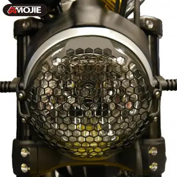 Для Значка Ducati Scrambler Dark Nightshift Street Classic Mach 2.0 Защитная решетка фары мотоцикла, головной светильник, решетчатая крышка лампы