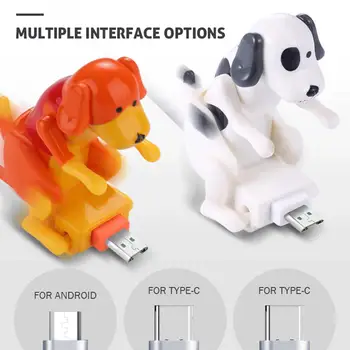 Зарядный кабель Type-C Rogue Dog Портативный USB Детская Игрушка В Подарок Кабель для передачи данных Зарядное Устройство Для смартфона Зарядная Линия Милый Micro USB