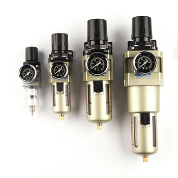 Контроллер воздушного фильтра компрессора Фильтры для отделения масла Пневматический регулятор давления воздуха AW2000-02 AW3000-02 AW4000-04