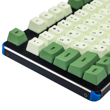 Корейский колпачок для ключей 124 Клавиши Matcha Green Механическая клавиатура Колпачки Для ключей Сублимация красителя XDA Keycap PBT Колпачки Для клавиш Для Переключателя Cherry MX