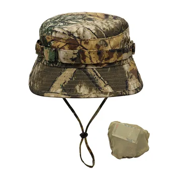 Летняя тактическая шляпа для мужчин, камуфляжная шляпа для кемпинга, альпинизма, солнцезащитная складная шляпа-ведро для охоты в джунглях