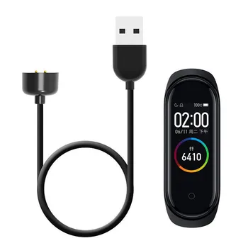 Магнитные зарядные устройства для Xiaomi Mi Band 5/6, USB, гибкое зарядное устройство, кабель для передачи данных, шнур питания с сердечником из чистой меди, эффективное зарядное устройство для смарт-браслета