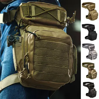Мужская сумка для ног, набедренные мотоциклетные сумки, Военная поясная сумка, Поясная сумка, Регулируемая Походная мужская Тактическая поясная сумка 1000D