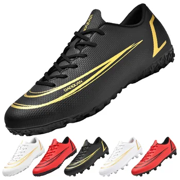 Новая Стильная Удобная футбольная обувь TF/FG для взрослых и молодежи, спортивная обувь для тренировок на открытом воздухе и в помещении, спортивная обувь на траве 32-47#