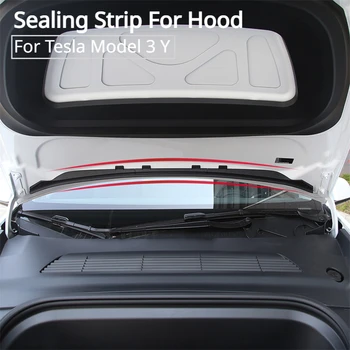 Передняя водонепроницаемая прокладка для Tesla Model 3 Y Уплотнитель переднего багажника, капота, воздухозаборника, защитная крышка, уплотнительные прокладки снаружи
