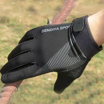 Перчатки для верховой езды с полными пальцами Для вождения мотоцикла Спортивные дышащие перчатки Женские мужские модные Легкие Велосипедные противоскользящие перчатки