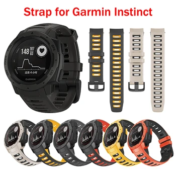 Силиконовый ремешок для часов Garmin Instinct Tide/Киберспортивных/солнечных/тактических Смарт-часов, сменный браслет для Garmin Instinct