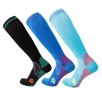 Спортивные Компрессионные носки для мышц Brothock, мужские и женские, 20-30 мм рт. ст., разноцветные, Для Бега, Легкой атлетики, ухода за больными, Путешествий, езды на велосипеде, полета